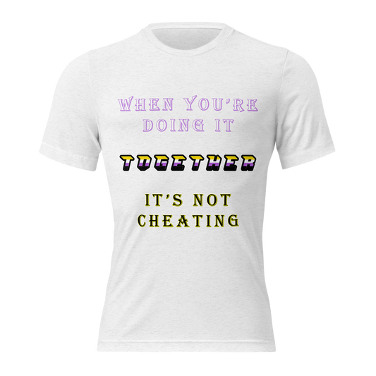 T-shirt Solid White Triblend