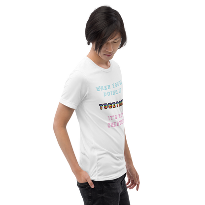 T-shirt Solid White Triblend