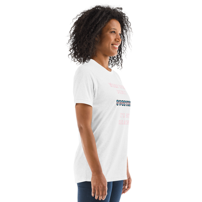 T-shirt Solid White Triblend